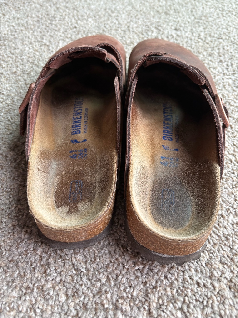 Birkenstock Boston Clog Habana Oiled Leather size 41 W10/10.5 - Picture 6 of 7